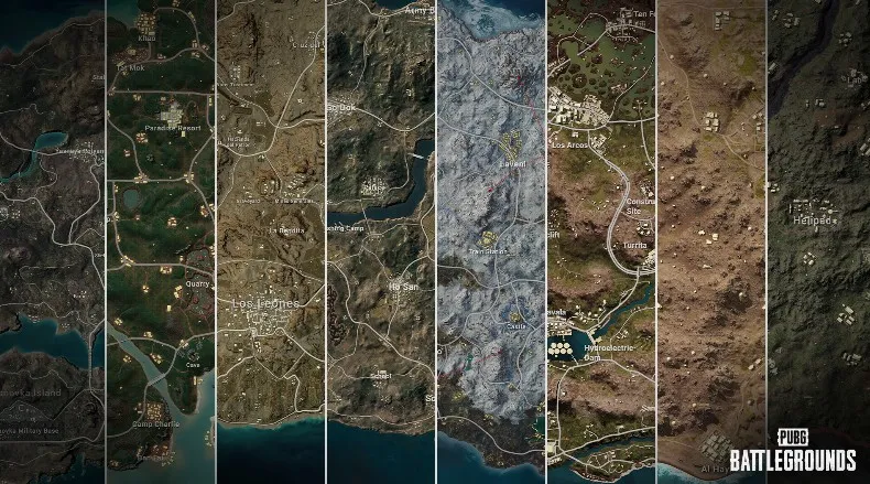 Карты PUBG