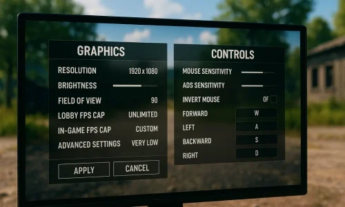 Лучшие настройки графики и управления в PUBG для стабильного FPS