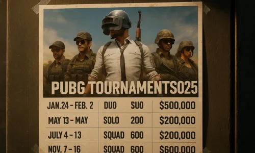 Расписание турниров PUBG 2025: даты, форматы, призы